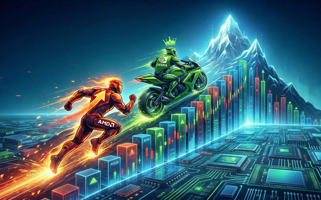 AMD sfida il dominio di NVIDIA: la scalata verso i 400 miliardi di market cap.