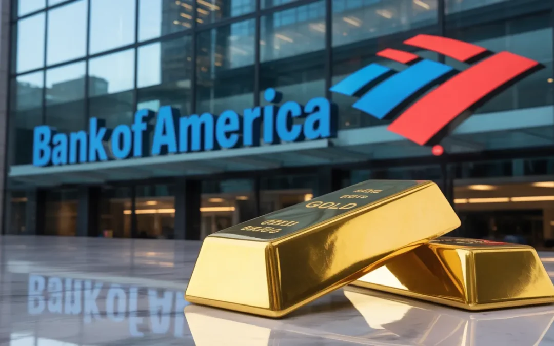 L’oro frena bruscamente: Bank of America avverte che un crollo a 3.700 dollari è una “possibilità reale”
