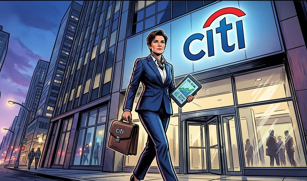 Citigroup corre nel Q1 2026: Utile per azione a $3,06, battute le stime degli analisti.