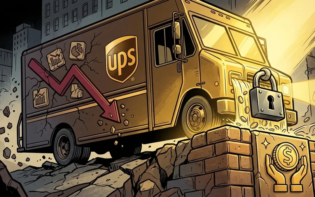 UPS alla prova dell’efficienza: crollano i margini domestici, ma il solido cash flow operativo blinda il dividendo