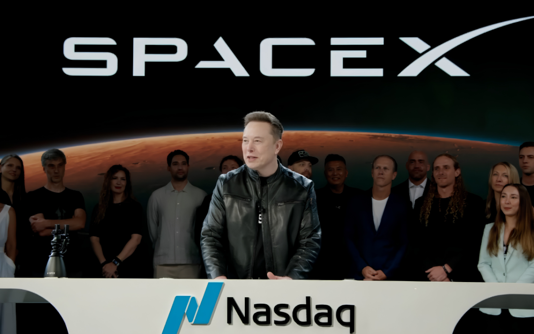 SpaceX vola a Wall Street: +19% nella prima seduta e oltre i 2.000 miliardi di capitalizzazione