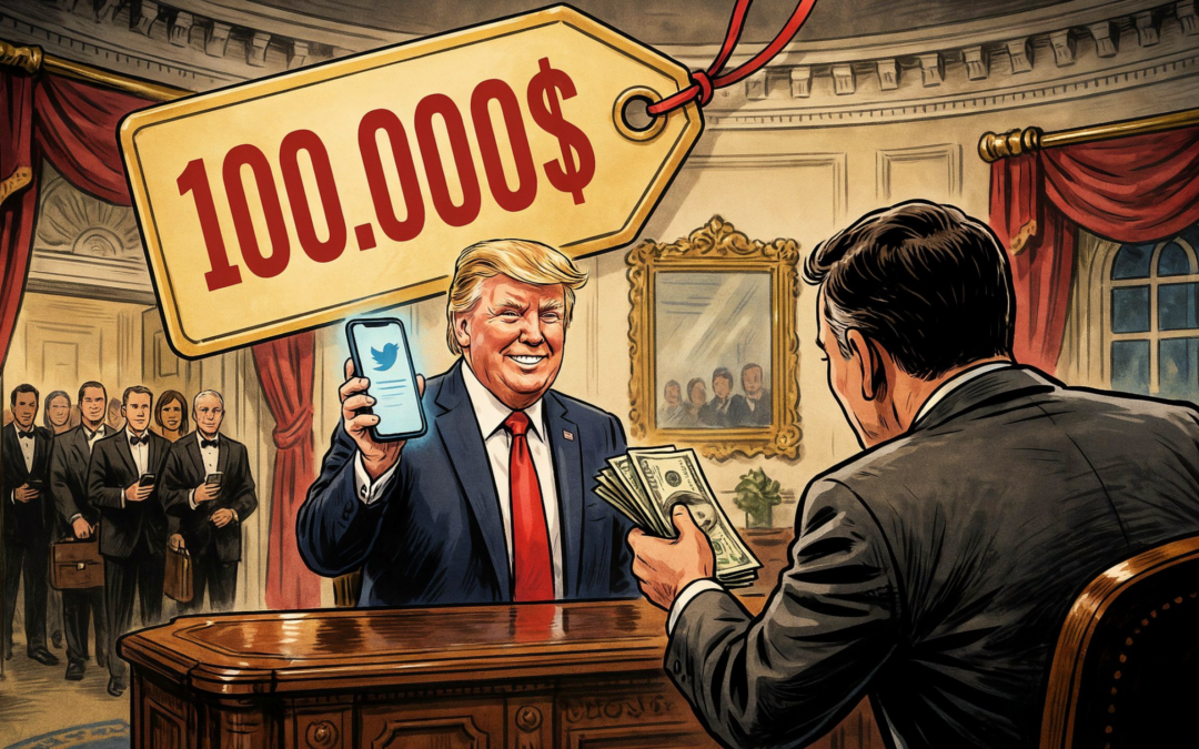 100mila dollari per battere i mercati: Trump vende in abbonamento i suoi post mentre esplode lo scandalo scommesse alla Casa Bianca
