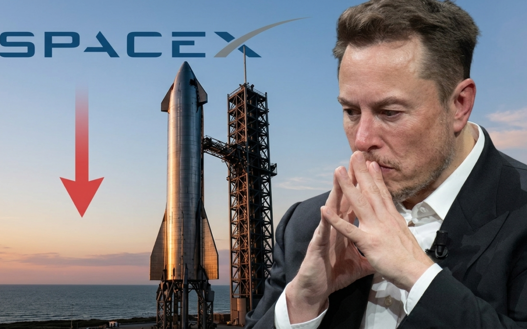 SpaceX nella tempesta: titolo ai minimi storici prima della trimestrale e del rilascio di milioni di azioni