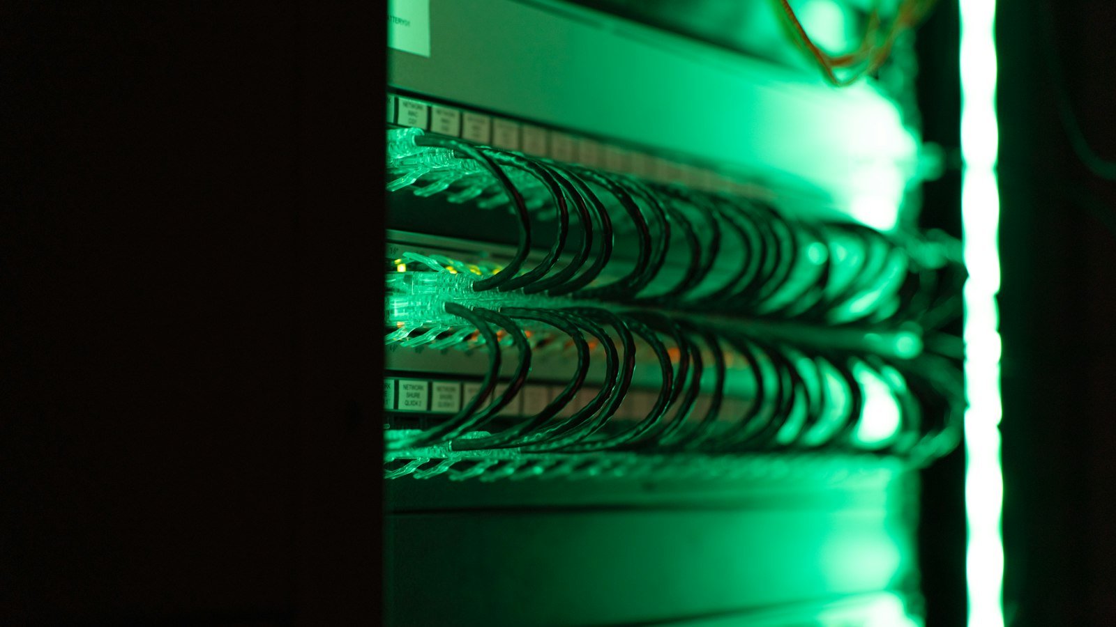 Server rack in un data center per l'intelligenza artificiale